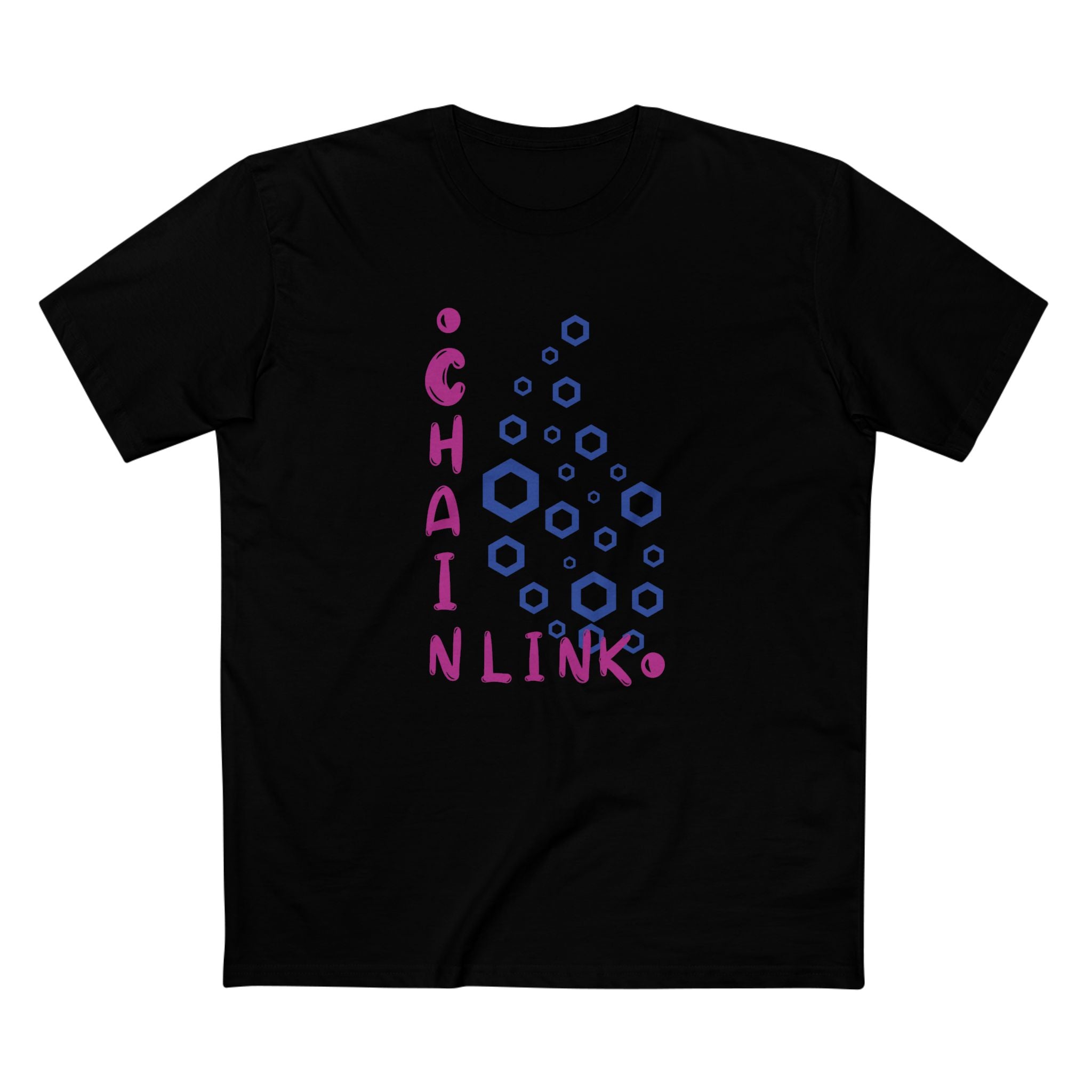 LINK- where data meets blockchain. Wear your belief in smart contracts and decentralized truth.