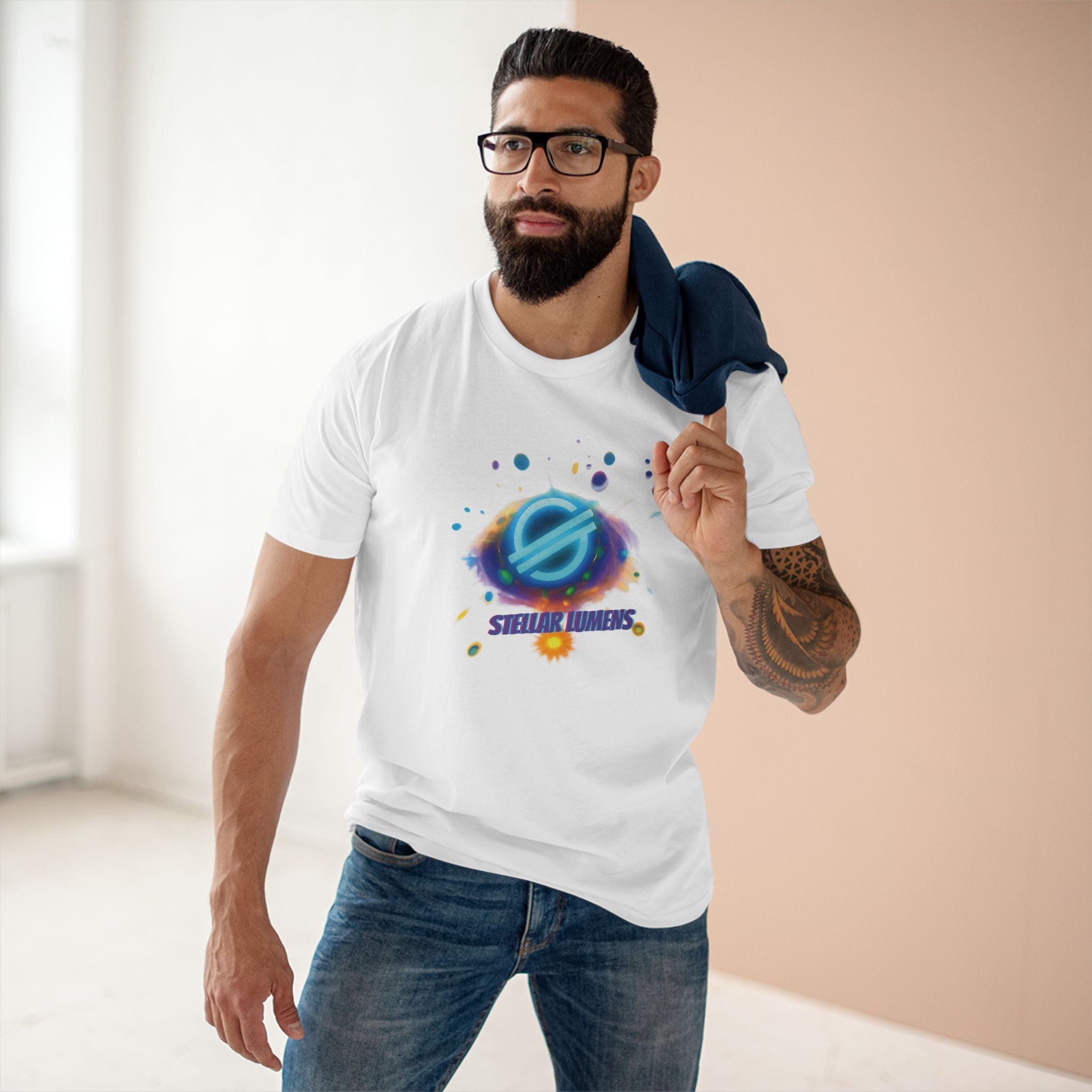Dont Need a Bank - Stellar Lumens Moves the World (Staple Tee)