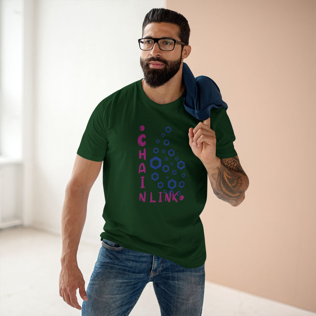 LINK- where data meets blockchain. Wear your belief in smart contracts and decentralized truth.