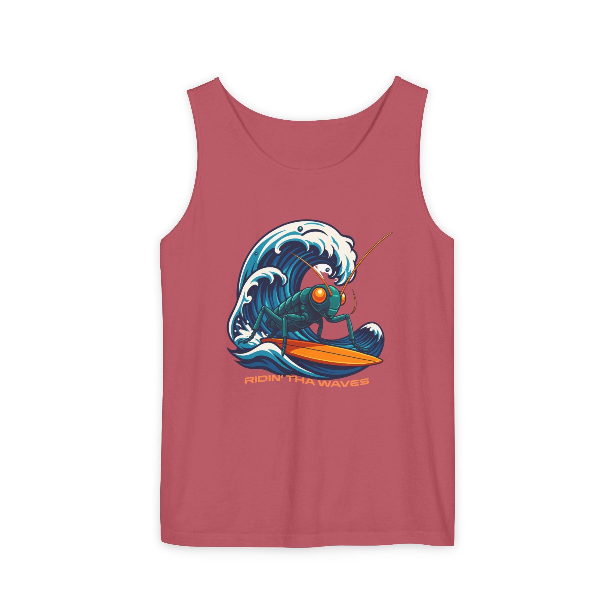Crypto Crickets Riding Tha Waves (Tank tee)