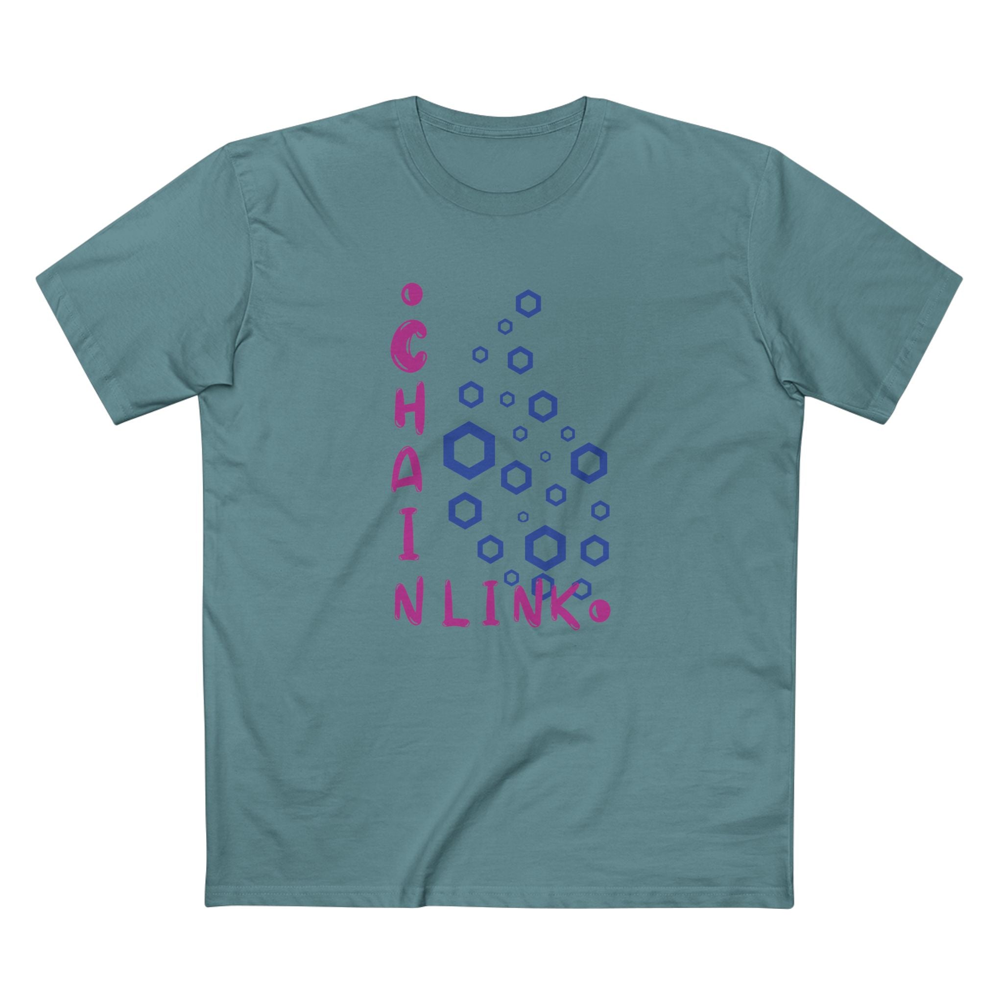 LINK- where data meets blockchain. Wear your belief in smart contracts and decentralized truth.