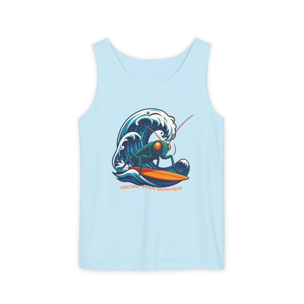 Crypto Crickets Riding Tha Waves (Tank tee)