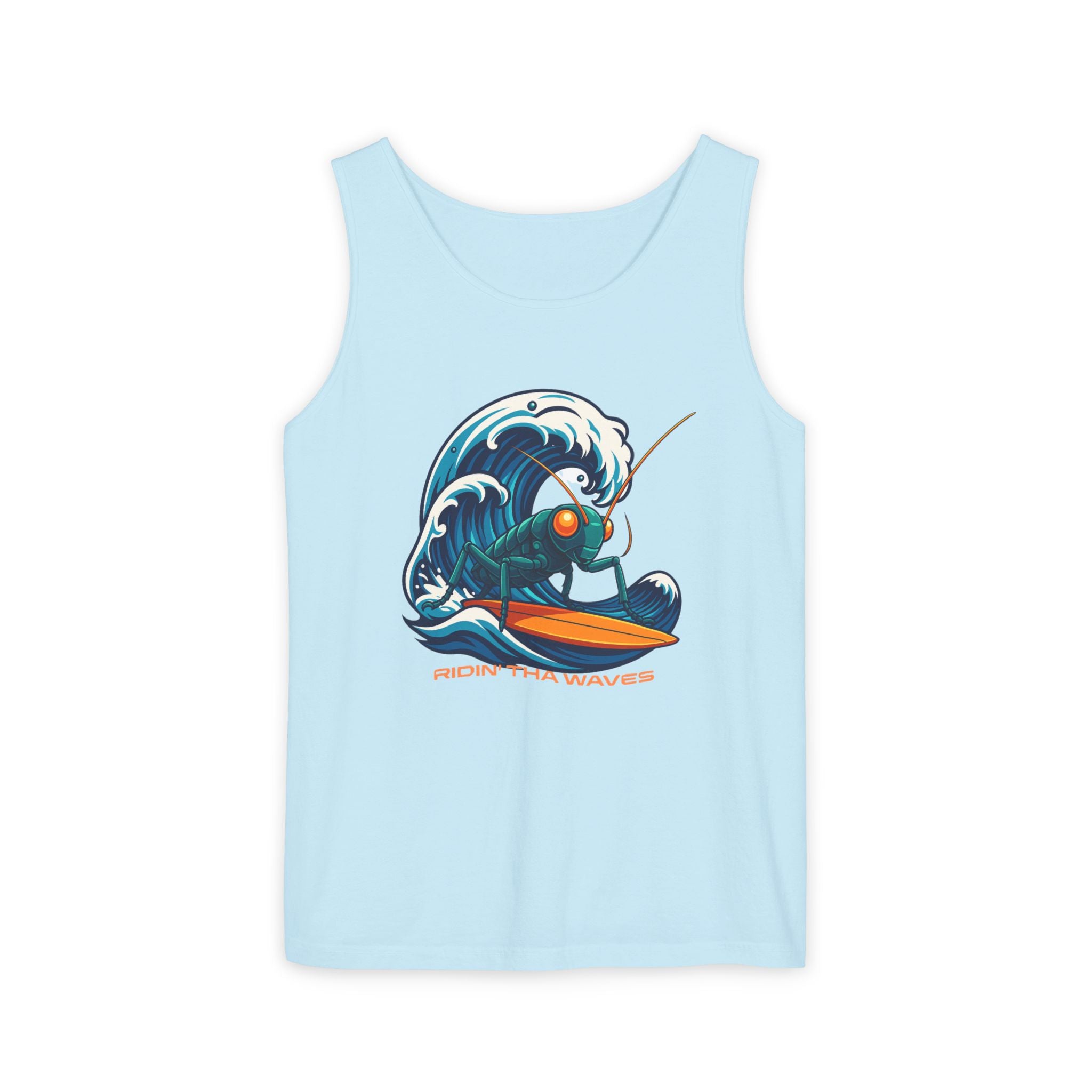 Crypto Crickets Riding Tha Waves (Tank tee)