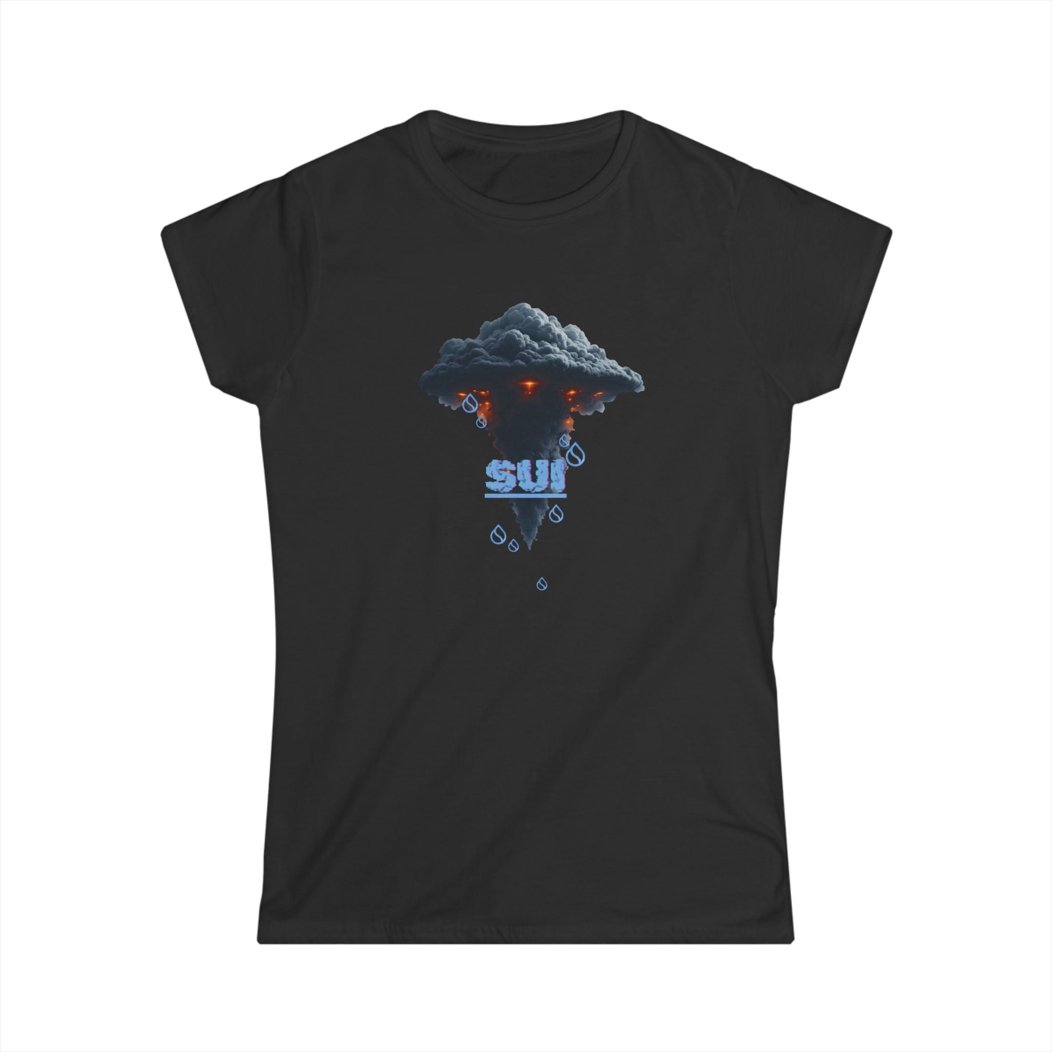 SUI women build games, NFTs, and DeFi Apps - and this womens softstyle tee is no exception.