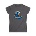 She Rides Tha Waves in Every Market (Hee Sleeve Tee)