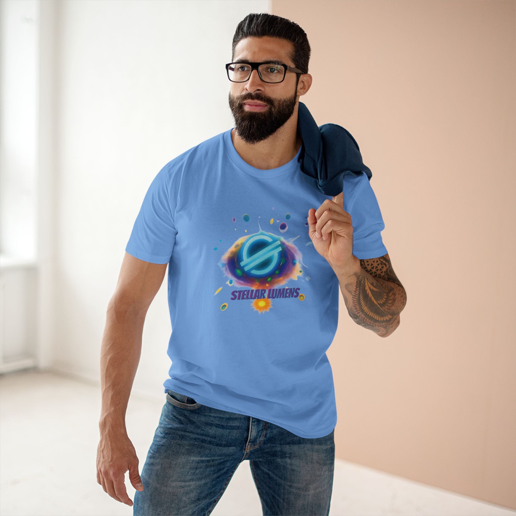 Dont Need a Bank - Stellar Lumens Moves the World (Staple Tee)