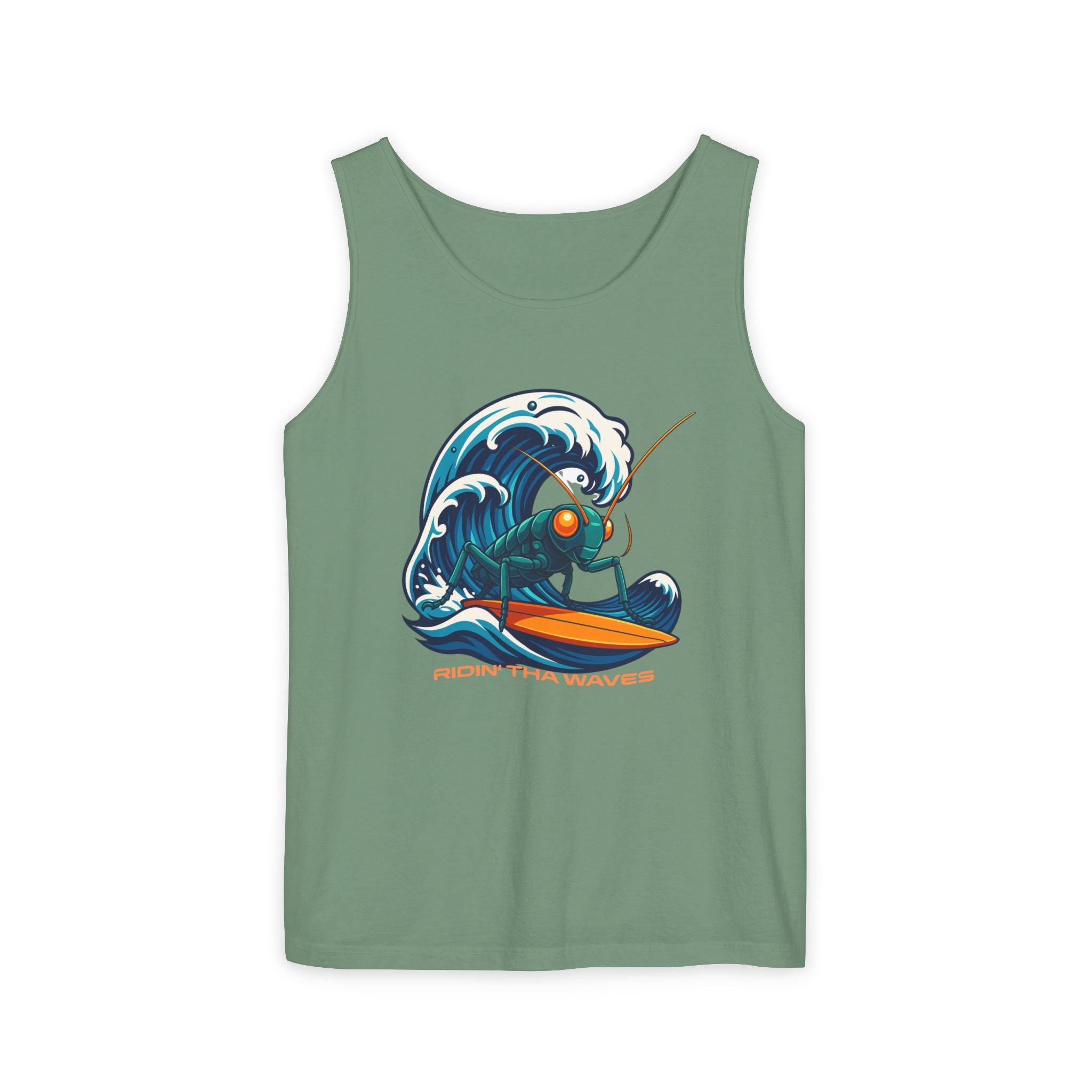 Crypto Crickets Riding Tha Waves (Tank tee)