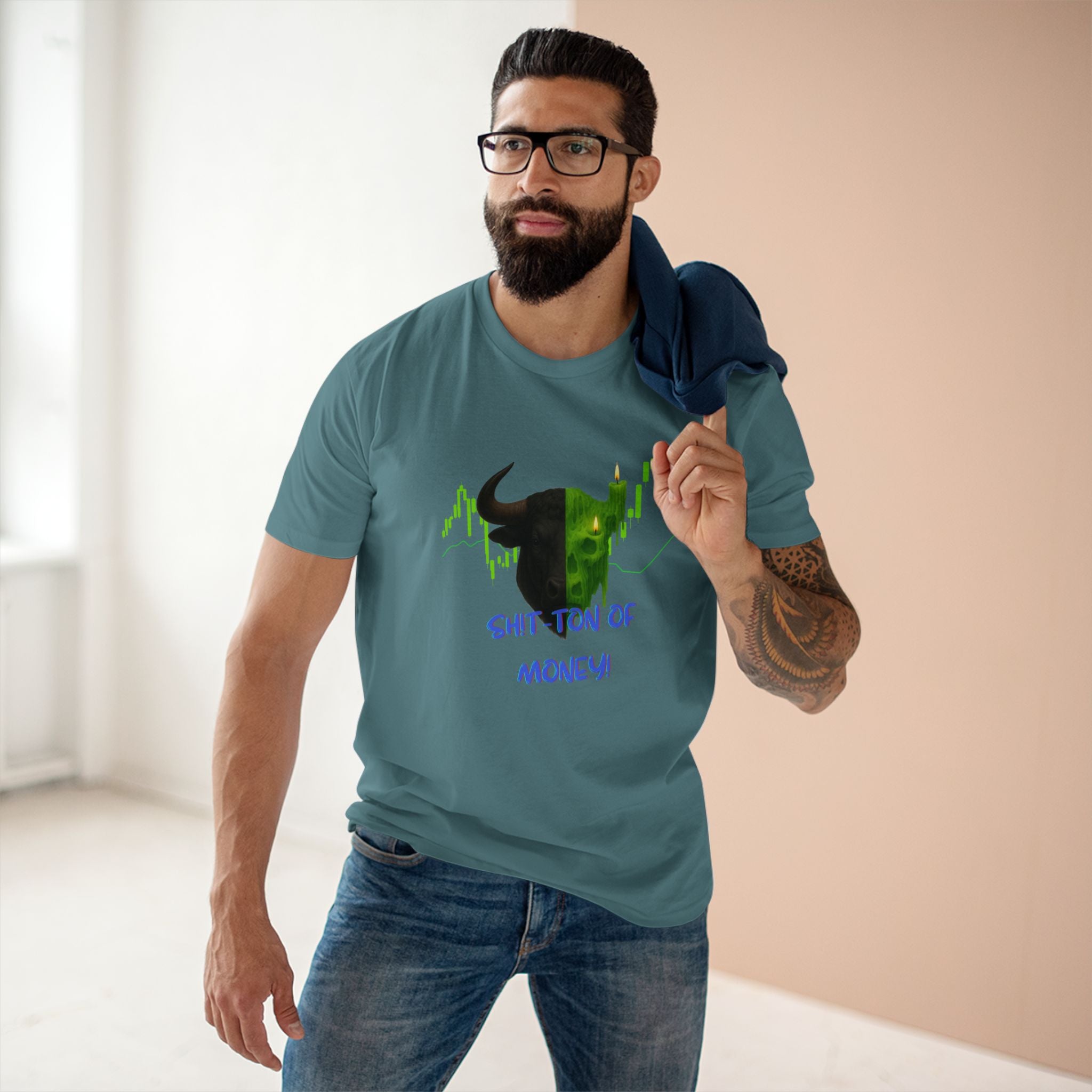 When Bulls Run, Printers Burn - Mens Crypto Trader Tee