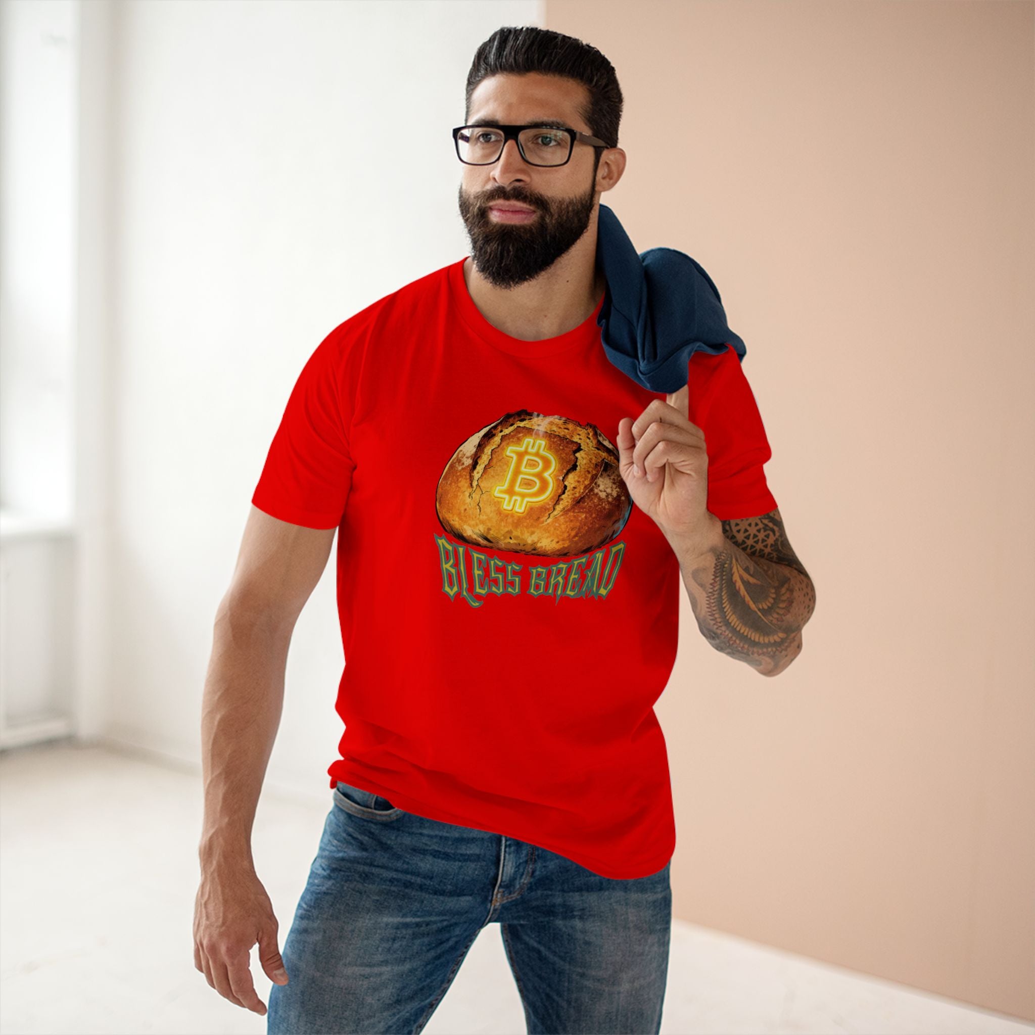 Sourdough Bread Is High - Bitcoin Is Higher (Adult Staple Tee)