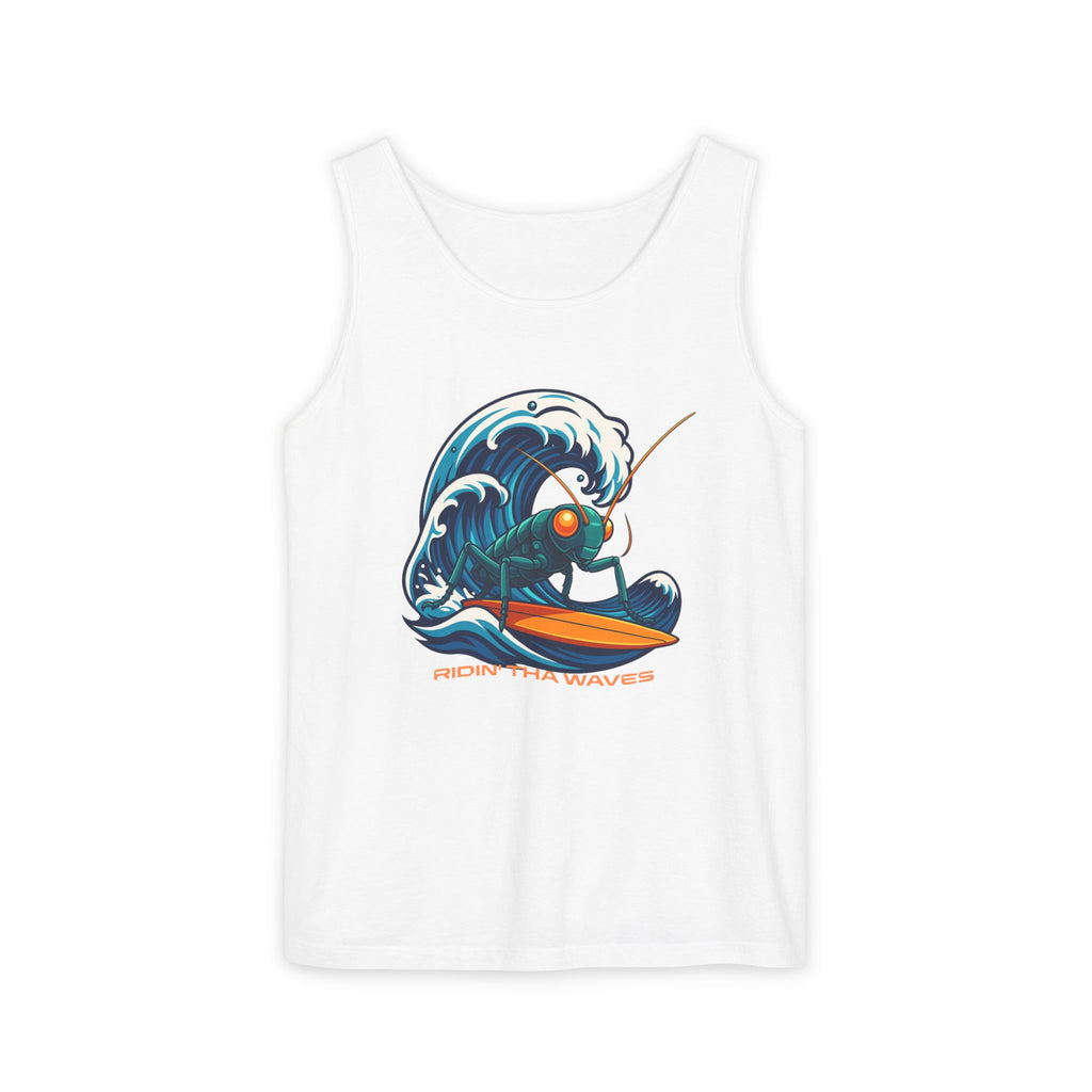 Crypto Crickets Riding Tha Waves (Tank tee)