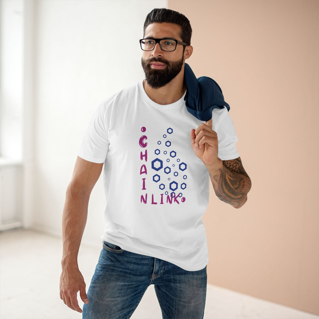 LINK- where data meets blockchain. Wear your belief in smart contracts and decentralized truth.