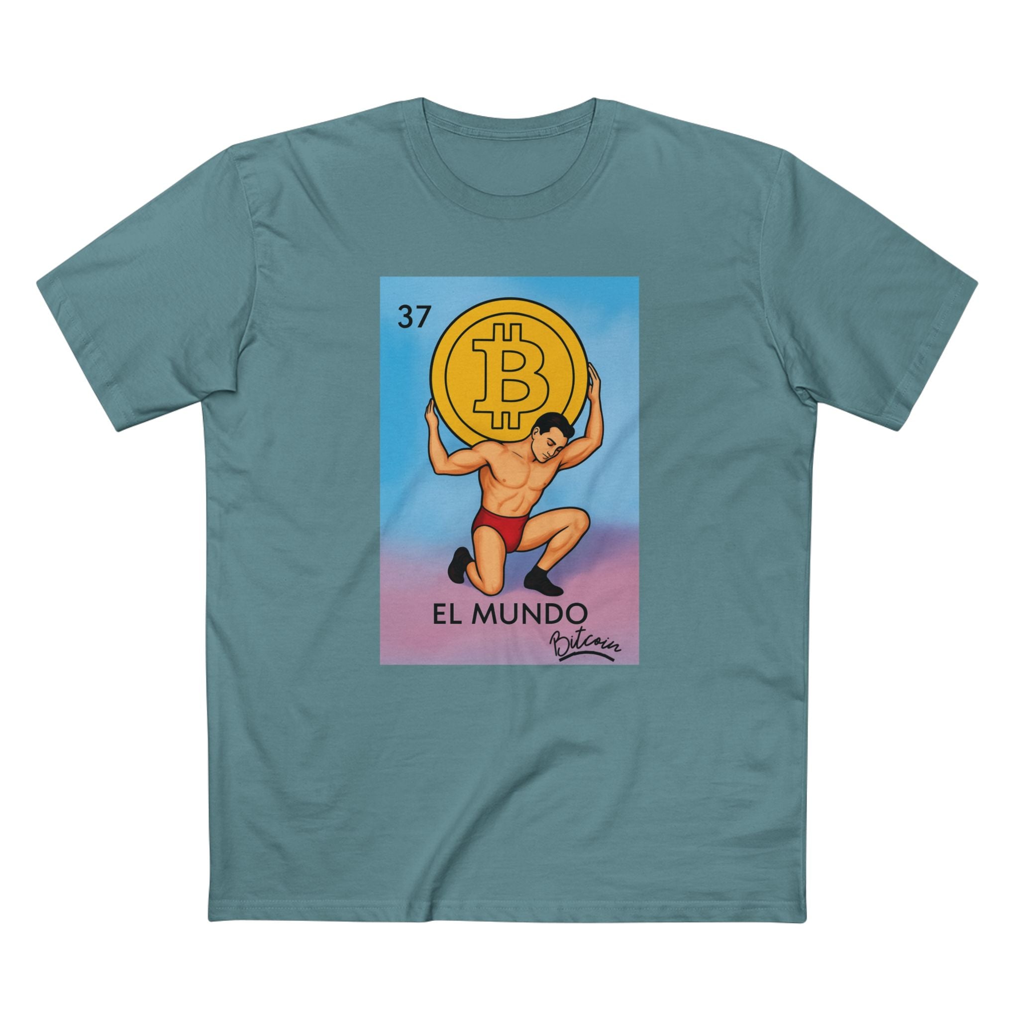 El Mundo - Bitcoin Edition Adult Staple Tee