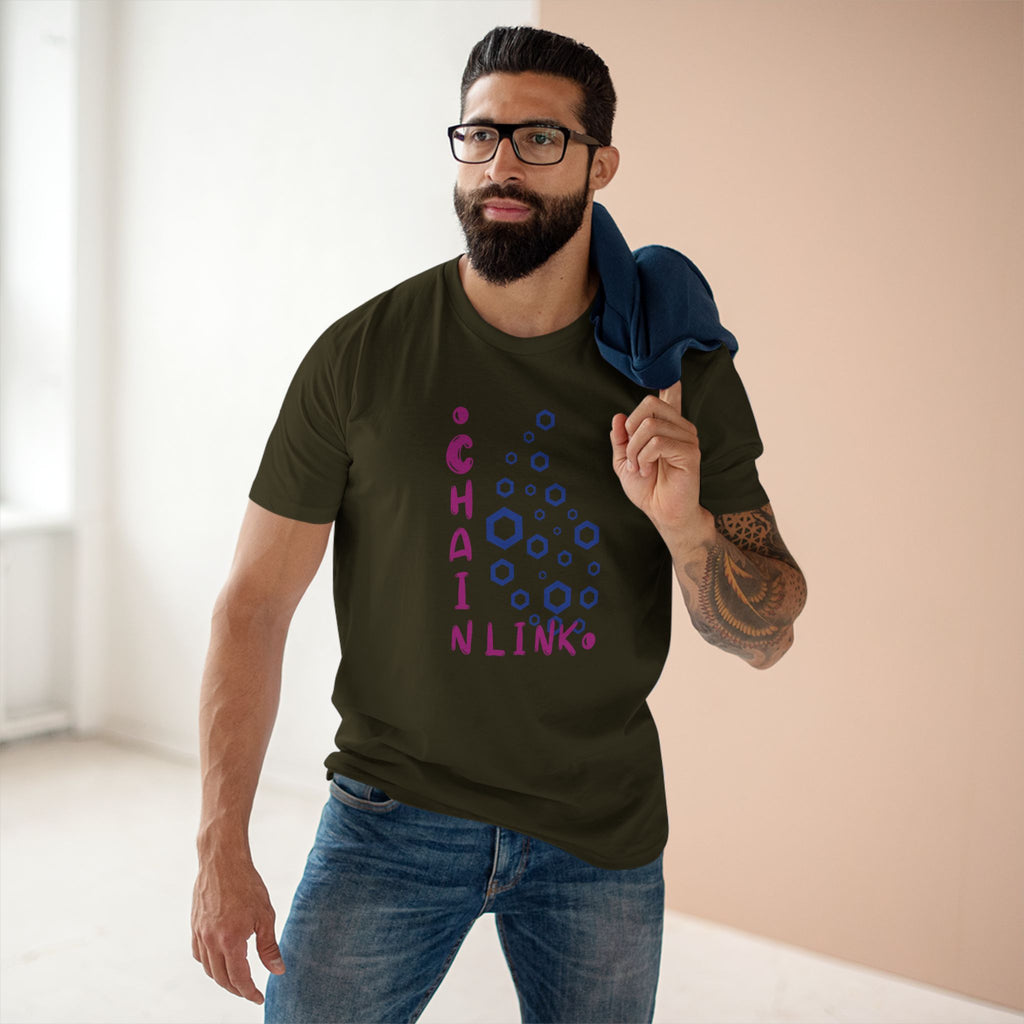 LINK- where data meets blockchain. Wear your belief in smart contracts and decentralized truth.