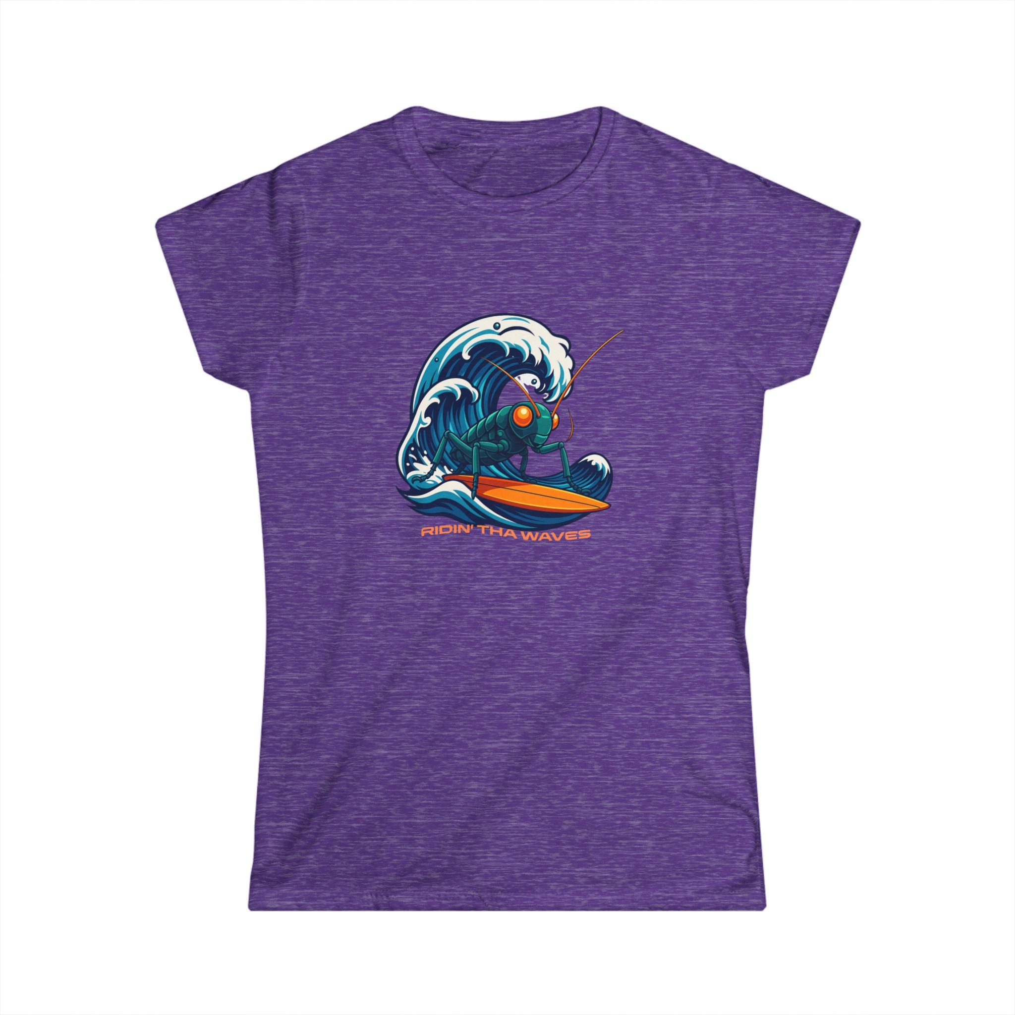 She Rides Tha Waves in Every Market (Hee Sleeve Tee)