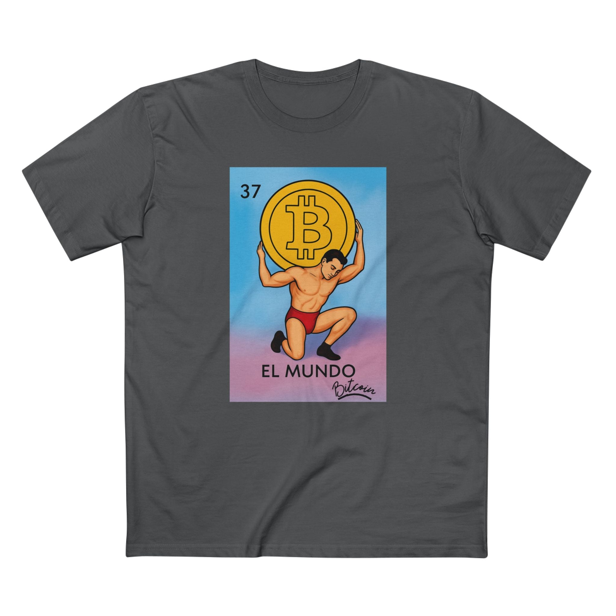 El Mundo - Bitcoin Edition Adult Staple Tee