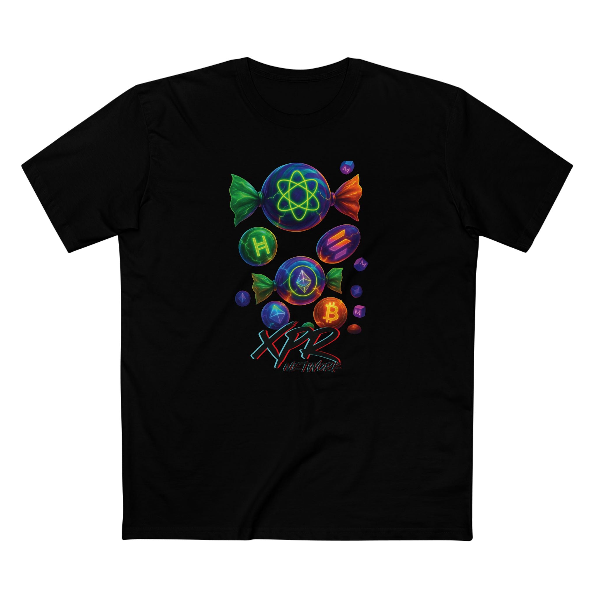Sweet Gains, No Sugar Added - XPR Network Candy (Staple Tee)
