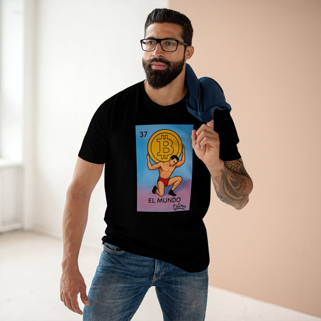 El Mundo - Bitcoin Edition Adult Staple Tee