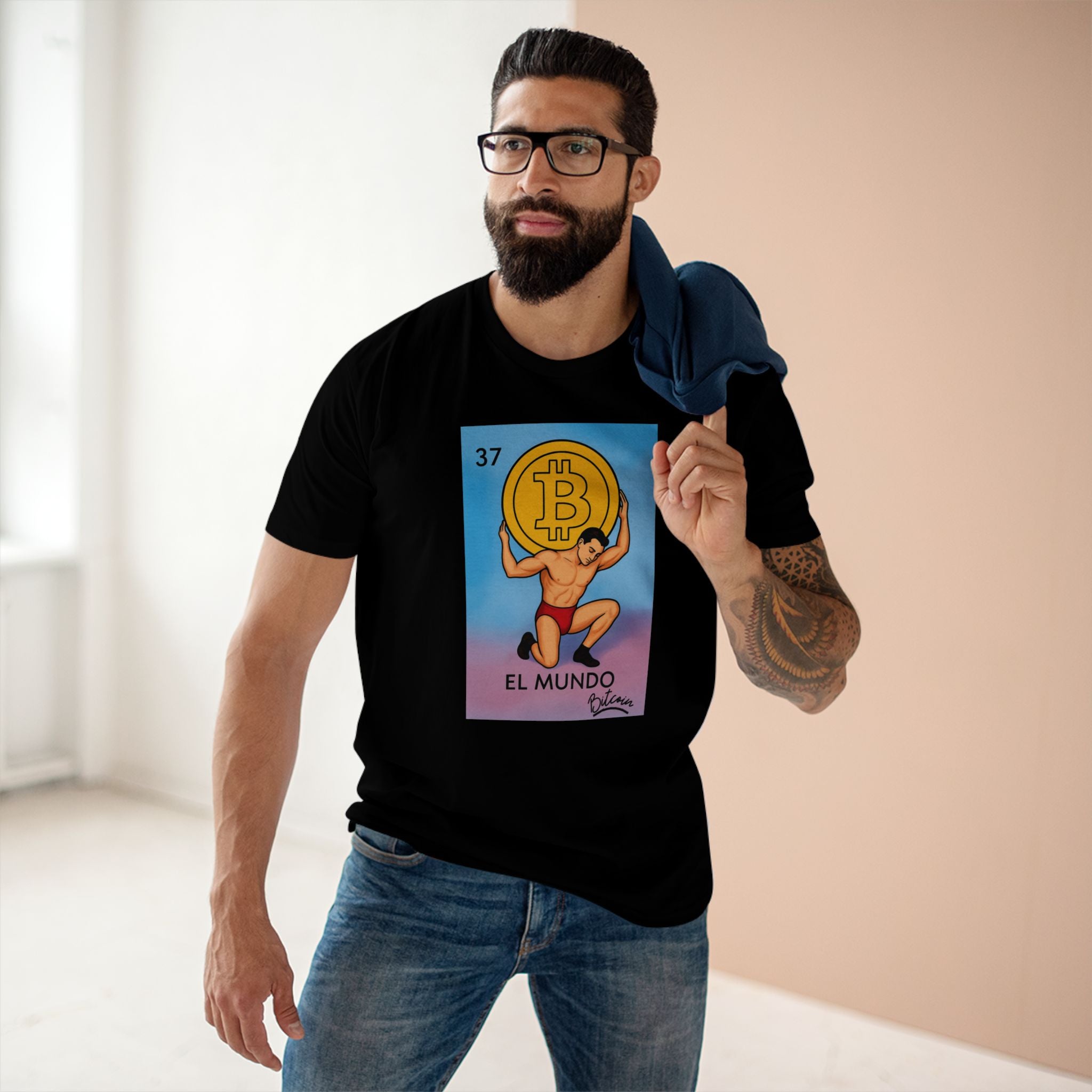 El Mundo - Bitcoin Edition Adult Staple Tee