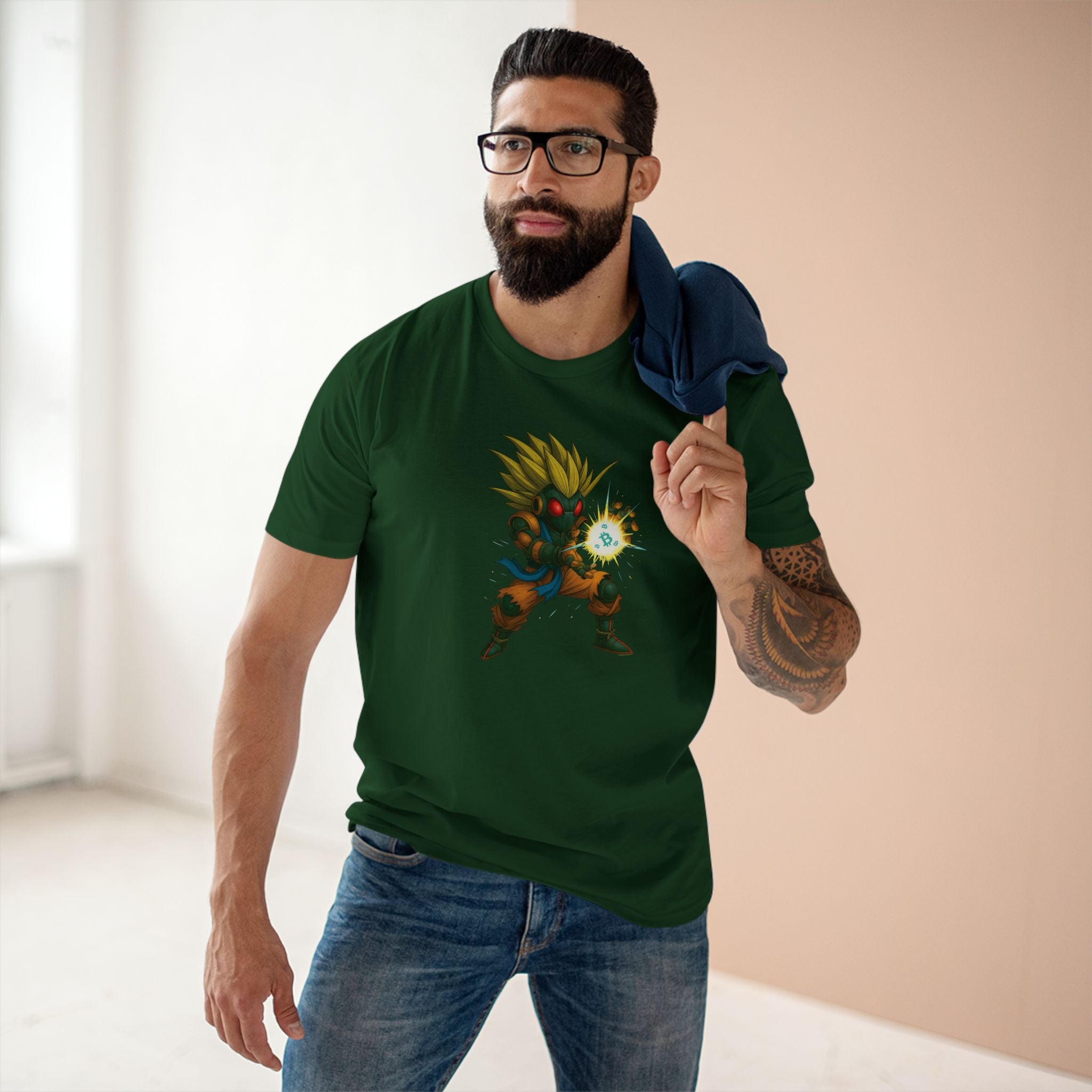 Power Level: Bitcoin | Cricket Goku Dominates the Market (Staple Tee)