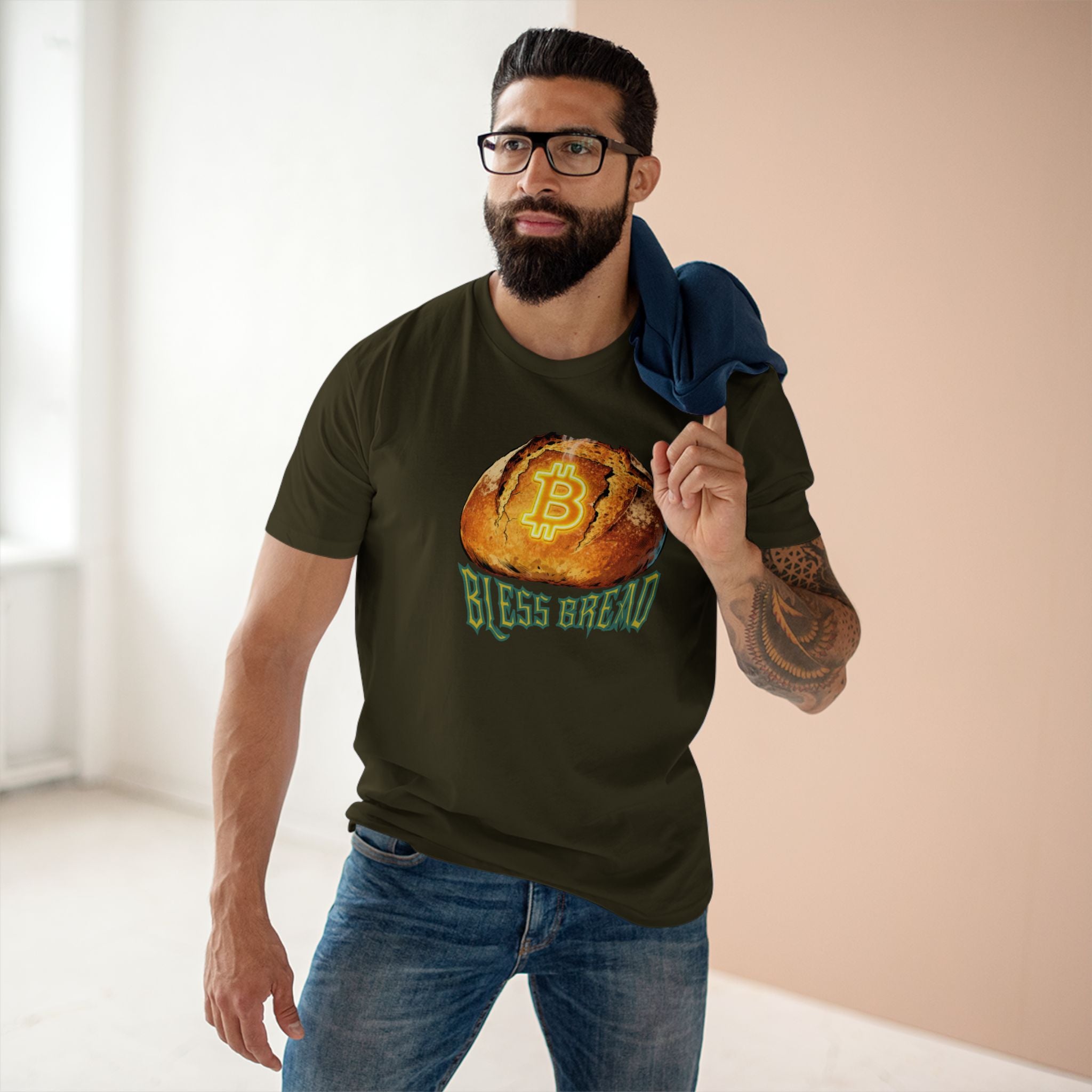 Sourdough Bread Is High - Bitcoin Is Higher (Adult Staple Tee)