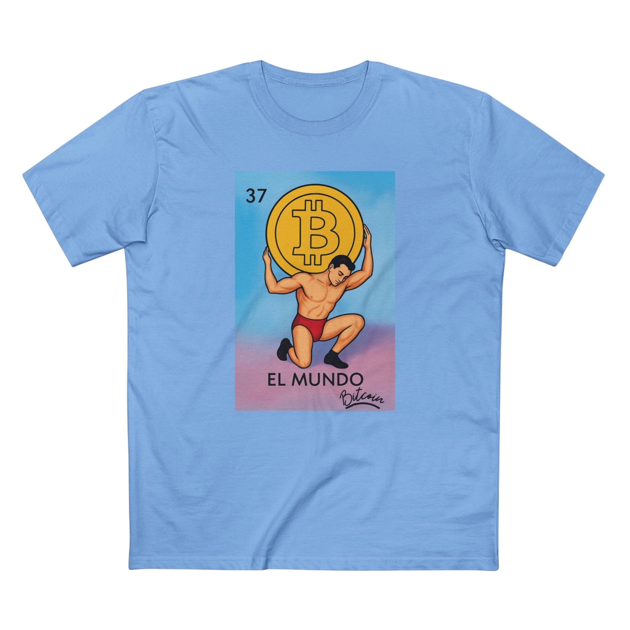 El Mundo - Bitcoin Edition Adult Staple Tee