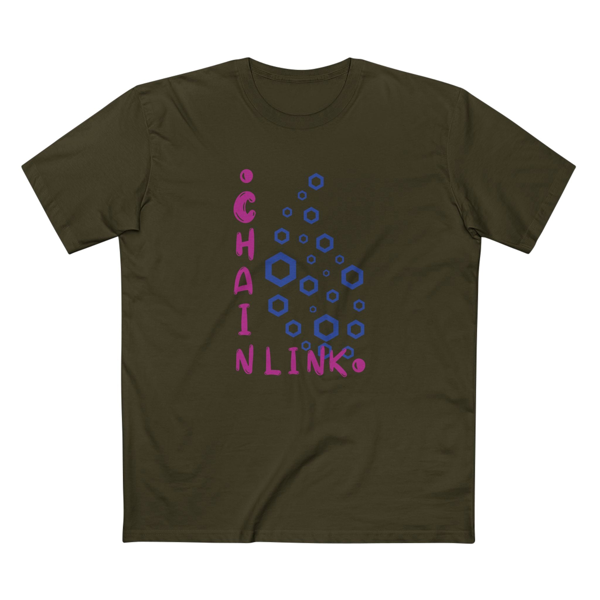 LINK- where data meets blockchain. Wear your belief in smart contracts and decentralized truth.