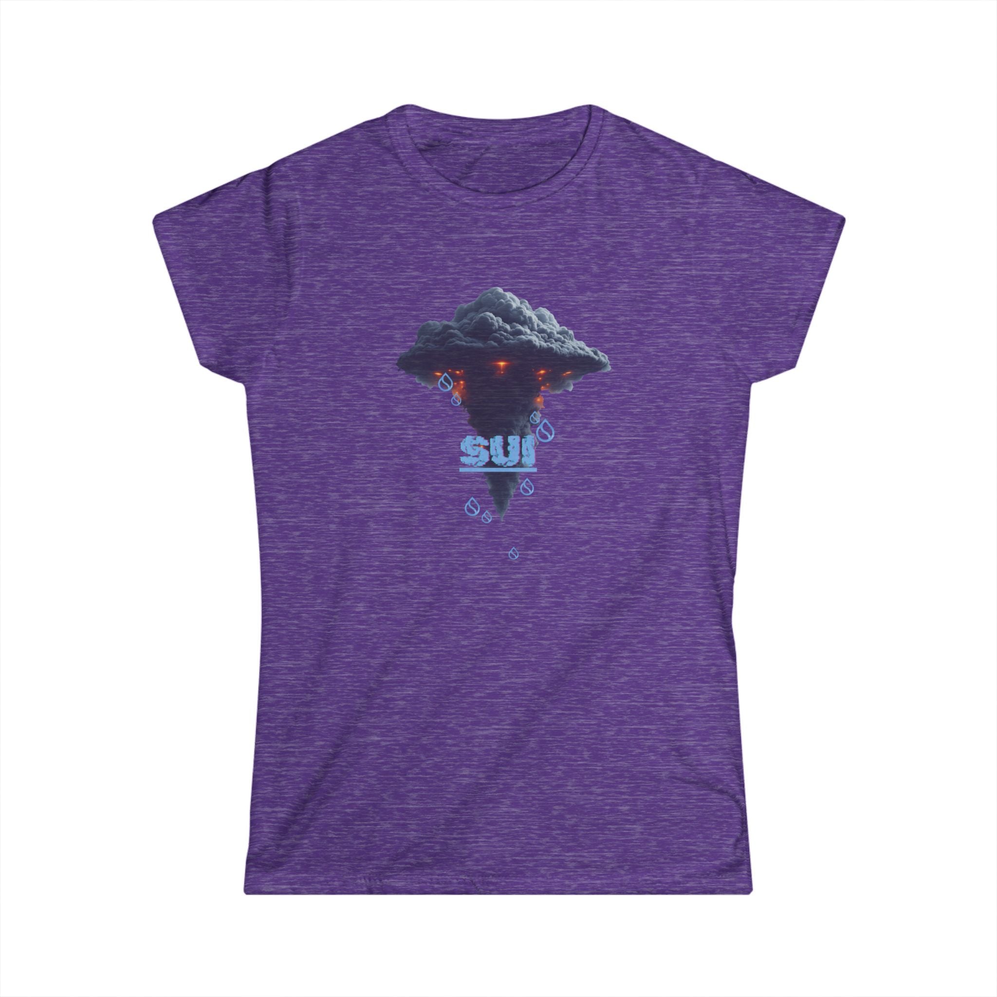 SUI women build games, NFTs, and DeFi Apps - and this womens softstyle tee is no exception.