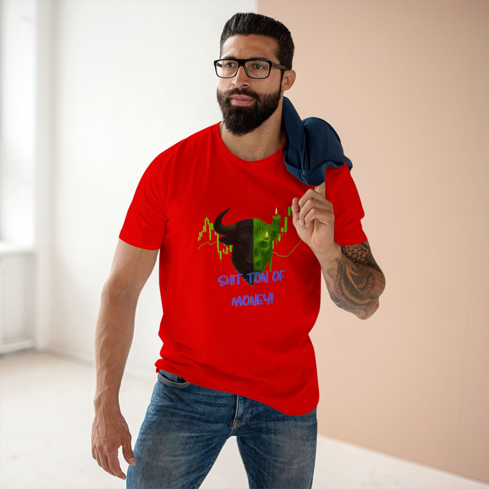 When Bulls Run, Printers Burn - Mens Crypto Trader Tee