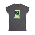 She Doesnt Wait for 1K - She Builds it with a softstyle CRYPTO tee.