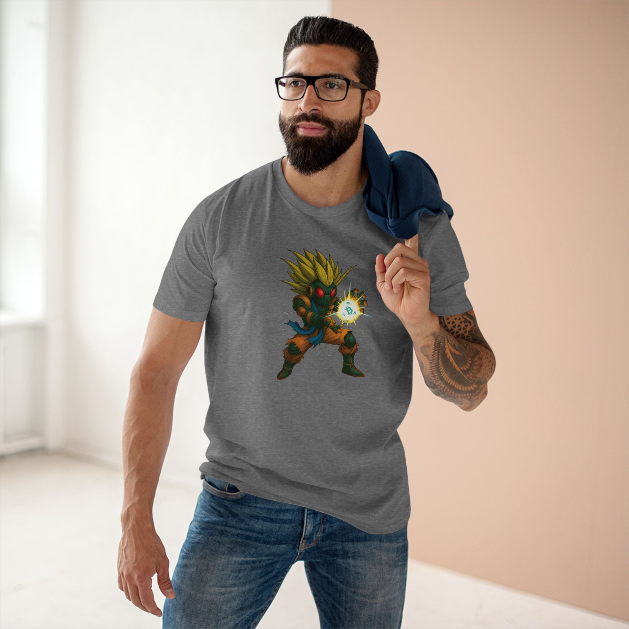 Power Level: Bitcoin | Cricket Goku Dominates the Market (Staple Tee)