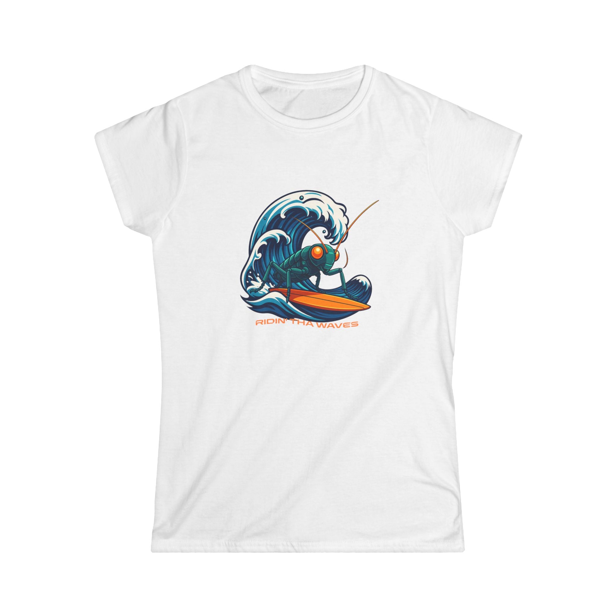 She Rides Tha Waves in Every Market (Hee Sleeve Tee)
