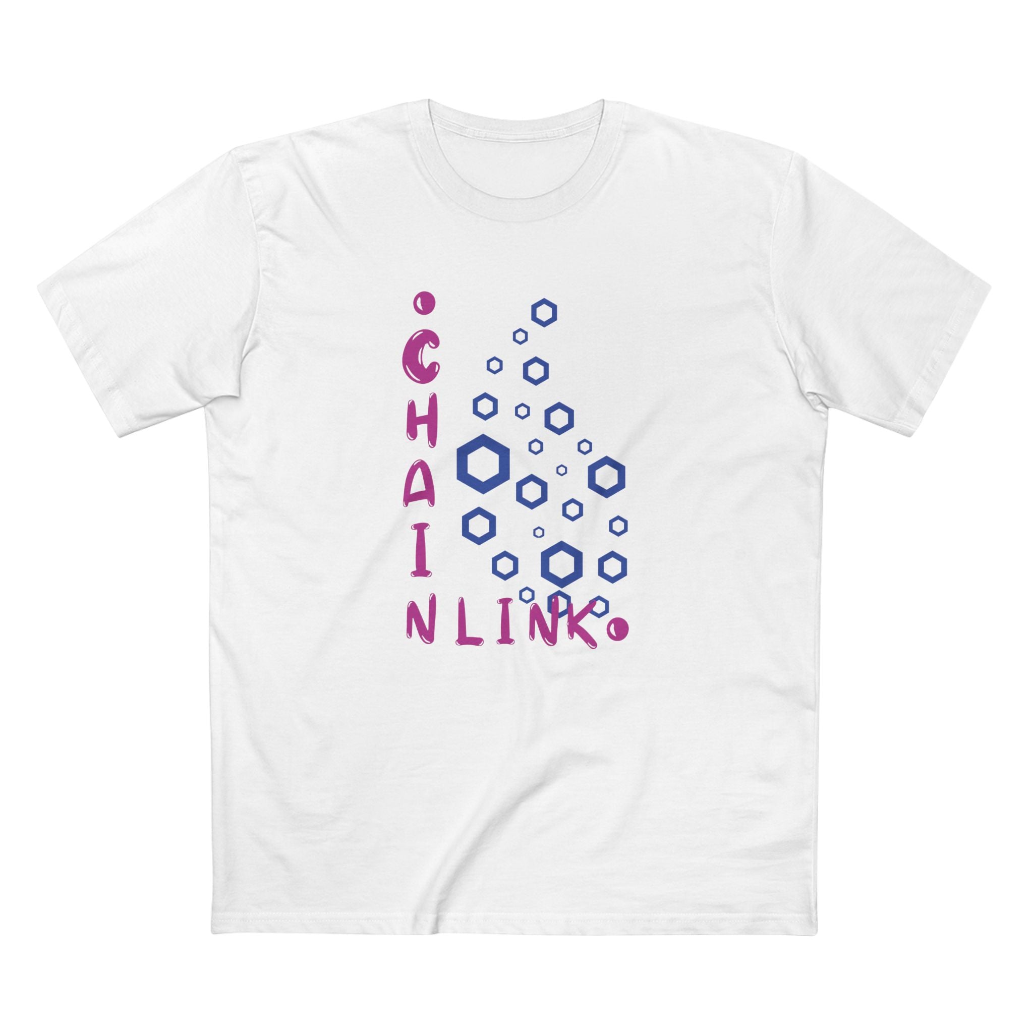 LINK- where data meets blockchain. Wear your belief in smart contracts and decentralized truth.
