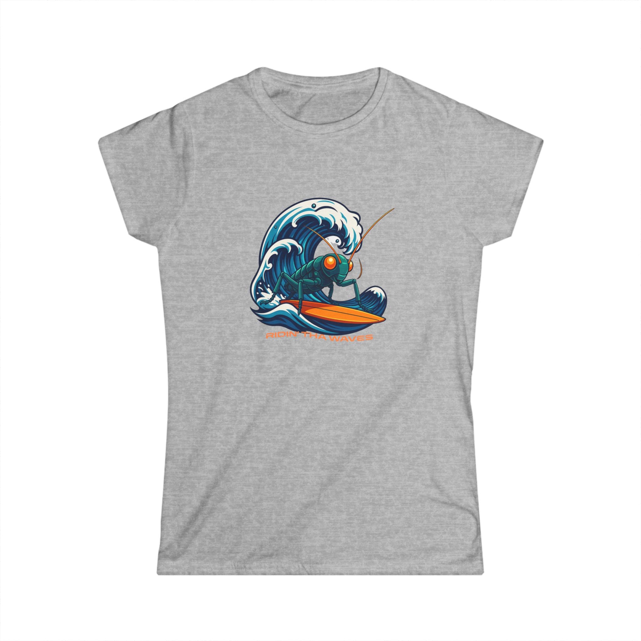 She Rides Tha Waves in Every Market (Hee Sleeve Tee)