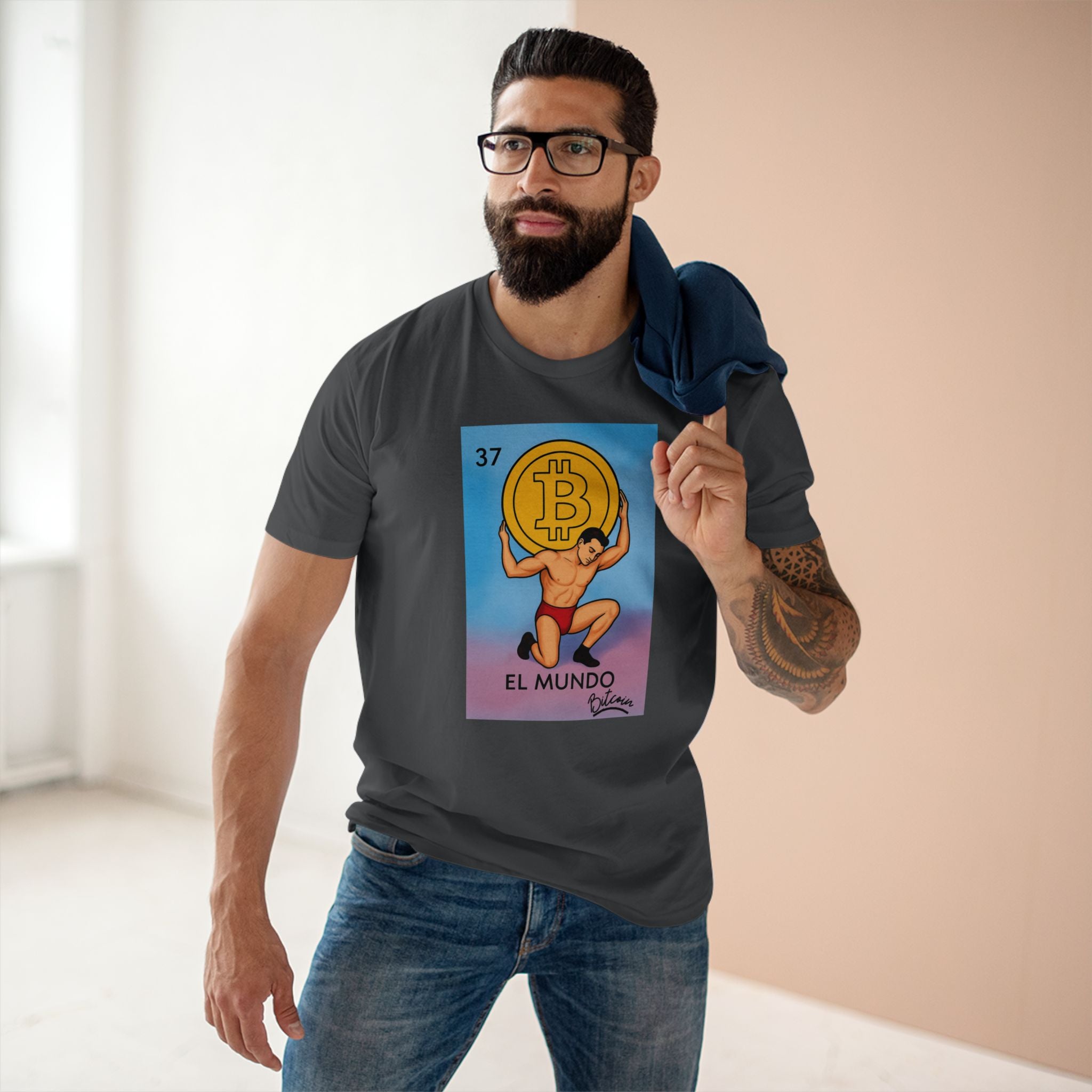 El Mundo - Bitcoin Edition Adult Staple Tee