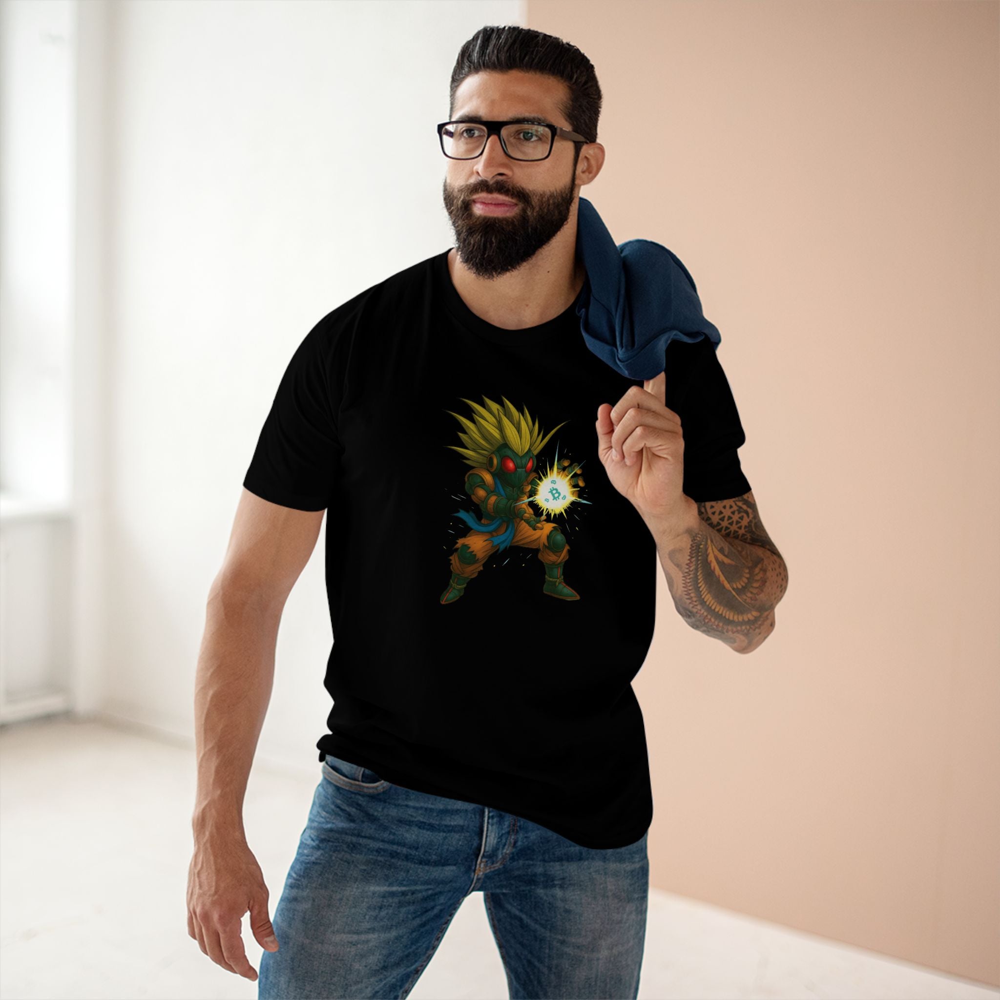 Power Level: Bitcoin | Cricket Goku Dominates the Market (Staple Tee)
