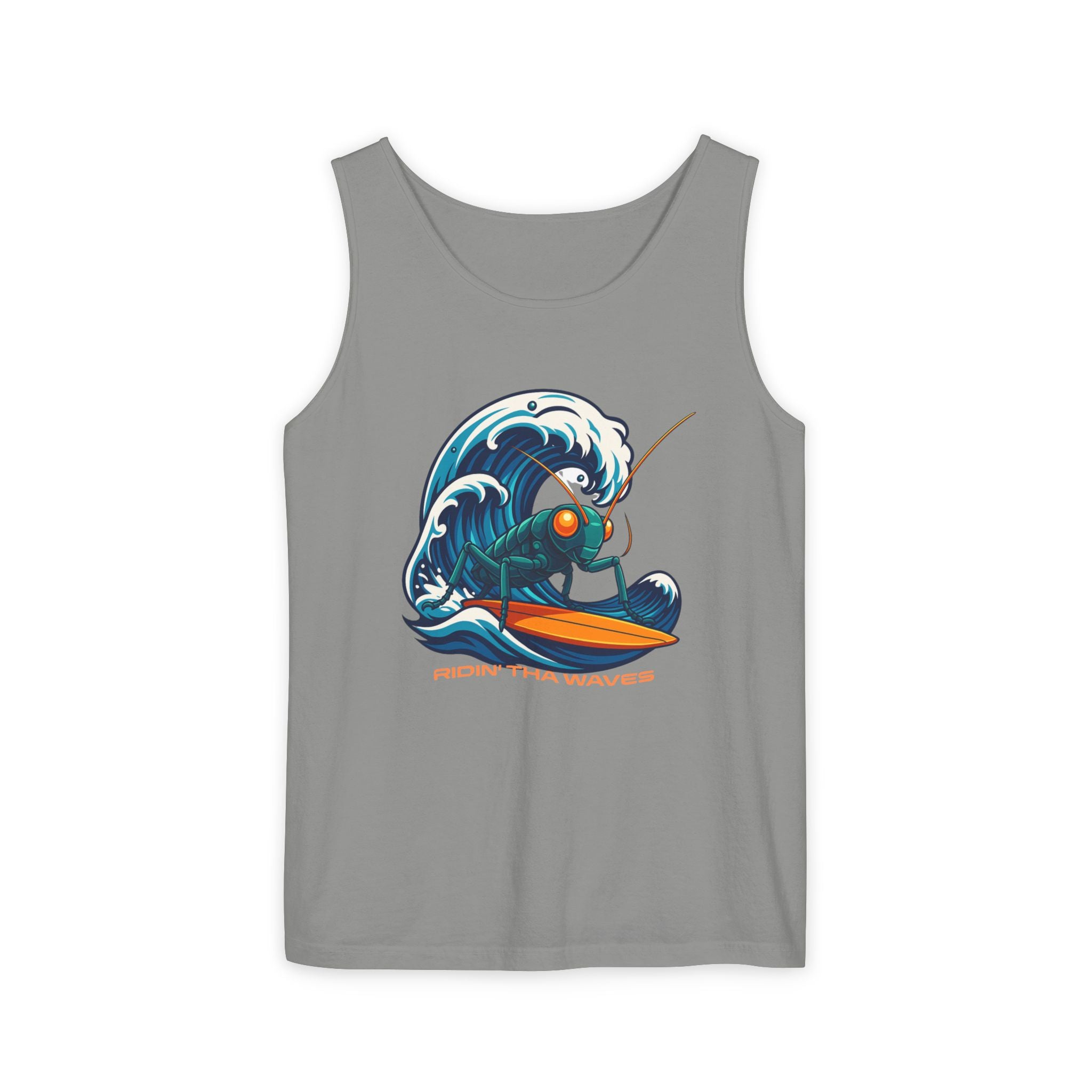 Crypto Crickets Riding Tha Waves (Tank tee)