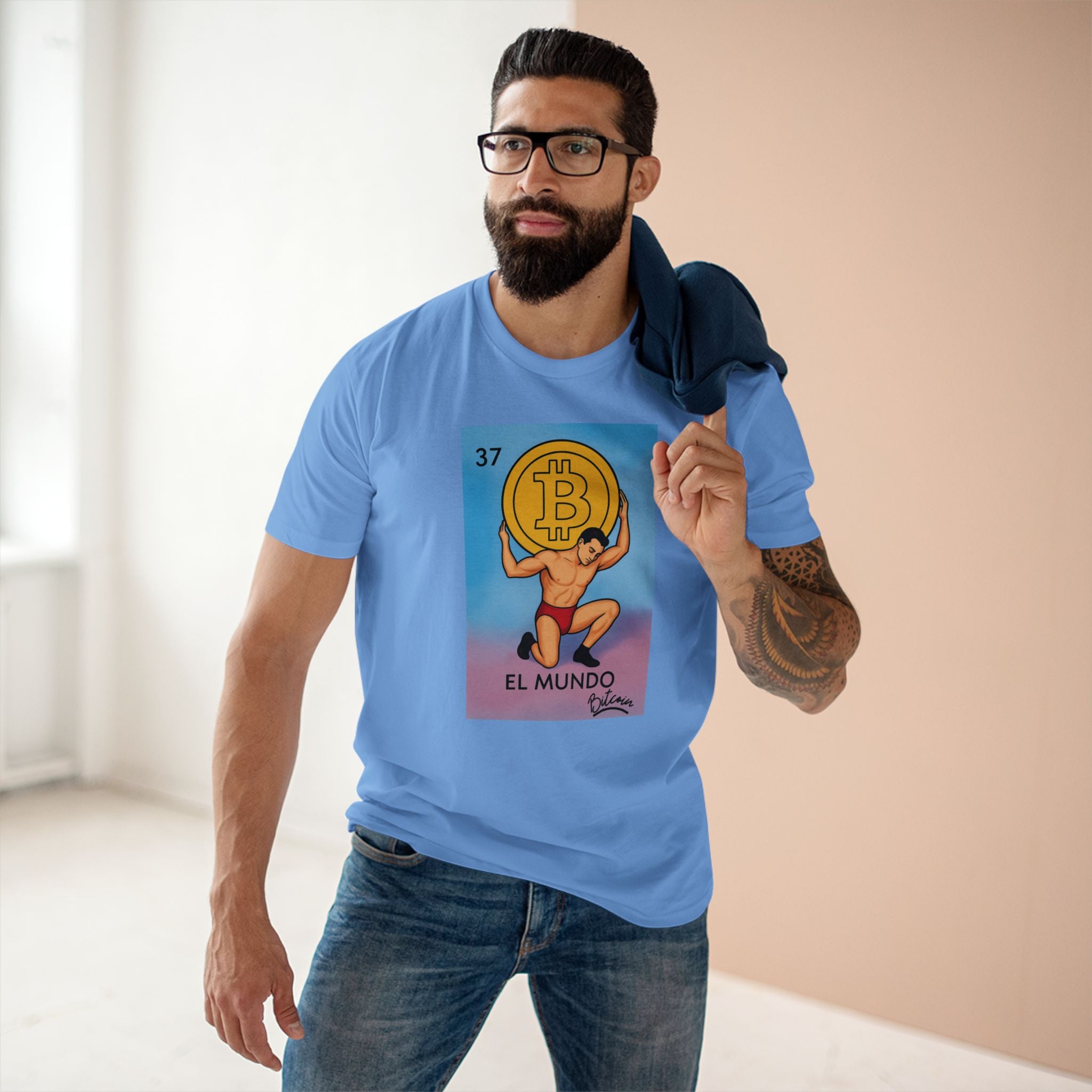 El Mundo - Bitcoin Edition Adult Staple Tee