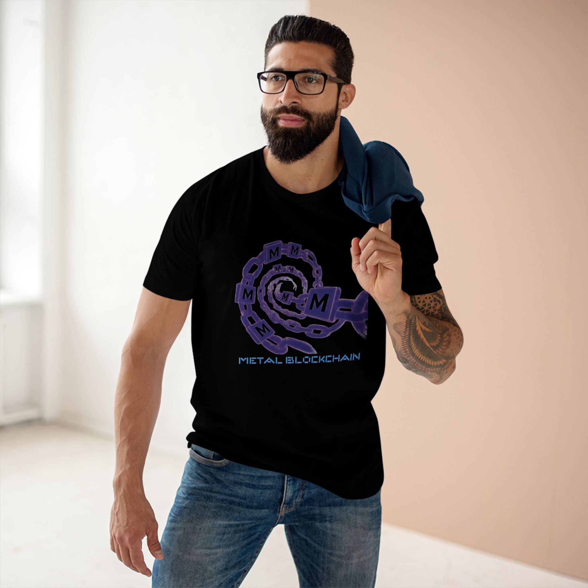 Bridging Banks and Blockchains - Metal Moves the Money (Staple Tee)