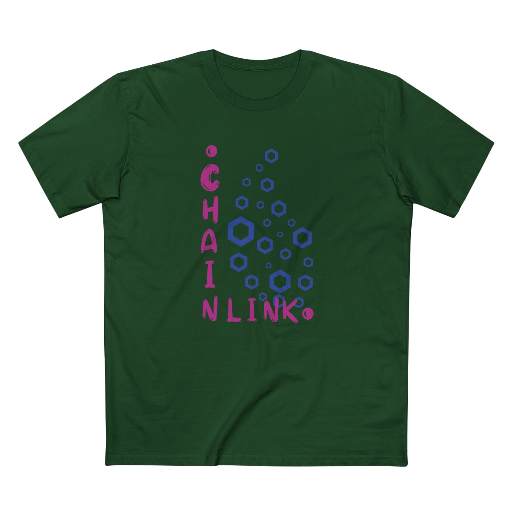 LINK- where data meets blockchain. Wear your belief in smart contracts and decentralized truth.
