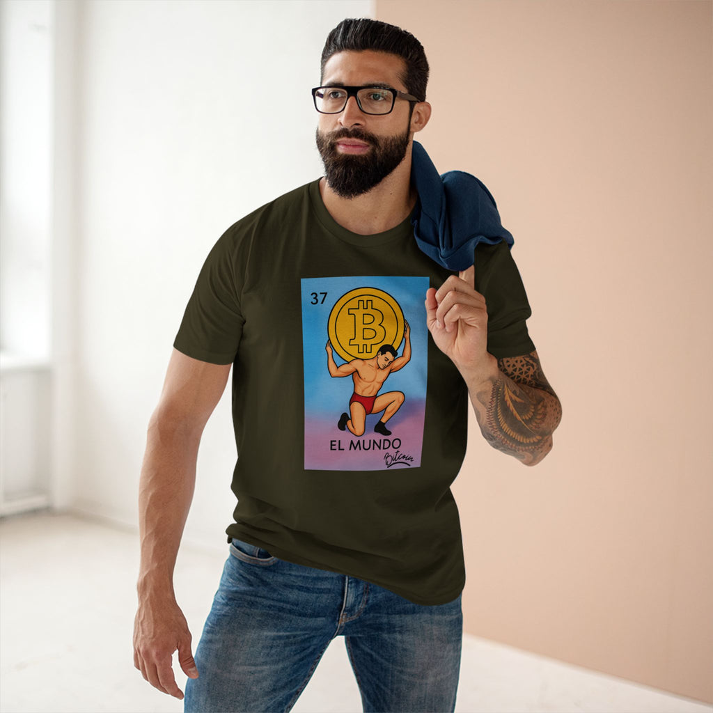 El Mundo - Bitcoin Edition Adult Staple Tee