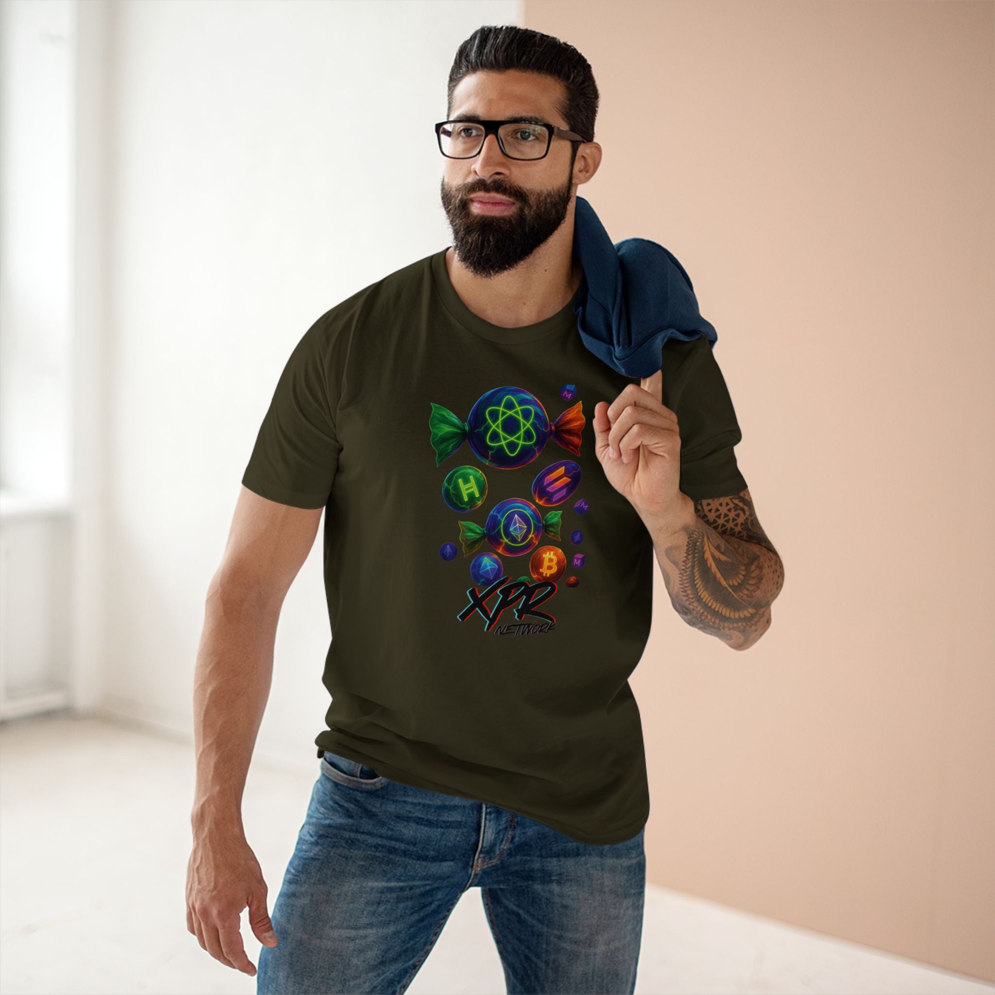 Sweet Gains, No Sugar Added - XPR Network Candy (Staple Tee)