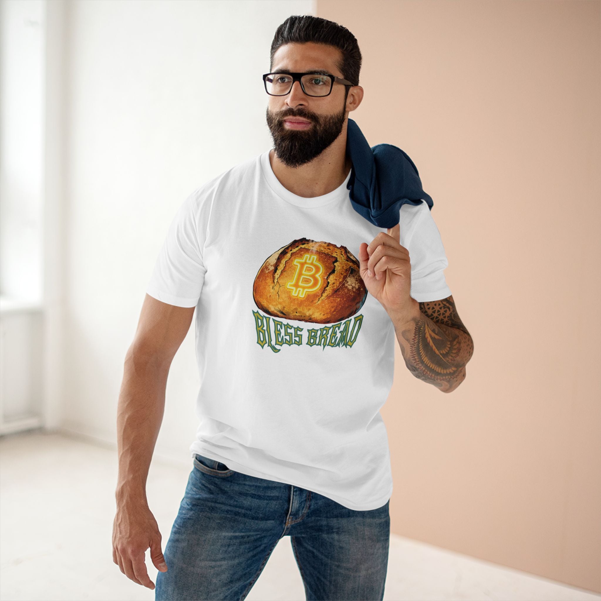Sourdough Bread Is High - Bitcoin Is Higher (Adult Staple Tee)